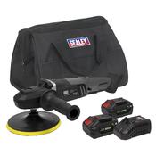 SV20 Series 180mm Brushless Cordless Rotary Polisher 20V 4Ah - 2 Batteries image