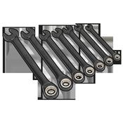 Combination Ratchet Spanner Set 7pc image
