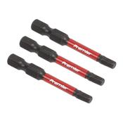 Hex Impact Power Tool Bits 4 x 50mm 3pc image