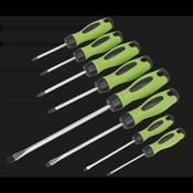 Screwdriver Set 8pc - Hi-Vis Green image