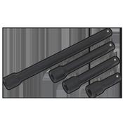Impact Extension Bar Set 1/2"Sq Drive 4pc image