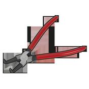 Circlip Pliers Internal Bent Nose 230mm image