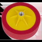150 x 50mm Buffing &amp;amp; Polishing Foam Head M14 x 2mm - Red/Ultra-Soft image