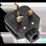 13A Heavy-Duty Plug - Black