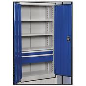 Industrial(TM) Cabinet with 2 Drawers &amp;amp; 3 Shelves 1800mm image