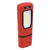 Rechargeable 360 deg Inspection Light 3W COB &amp;amp; 1W SMD LED - Red image