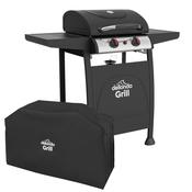 2 Burner Gas BBQ Grill with Piezo Ignition, Thermometer &amp;amp; Cover image