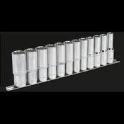 Deep Socket Set 12-Point 1/2"Sq Drive 12pc image