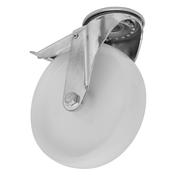 100mm Castor Wheel with Bolt Hole &amp;amp; Total Lock image