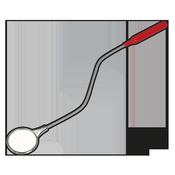 Flexible Shaft Inspection Mirror 60mm