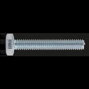 8.8 Zinc Plated HT Setscrew M4 x 25mm, DIN 933 - Pack of 50 image