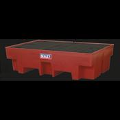 Polyethylene Barrel Bund/Spill Pallet 1220 x 820 x 330mm