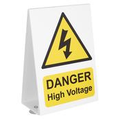 High Voltage Vehicle Warning Sign image