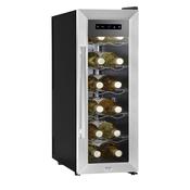 12 Bottle Wine Fridge &amp;amp; Cooler - Stainless Steel image