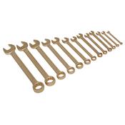 Non-Sparking Combination Spanner Set 13pc image