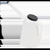Oil Container with Black Lid &amp;amp; Flexible Spout 3L