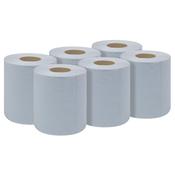 2-Ply Embossed Blue Paper Roll 60m - Pack of 6