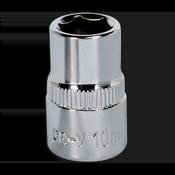 Fully Polished Socket 3/8"Sq Drive 10mm image