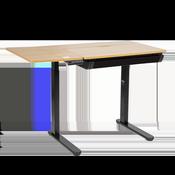 Single Motor Ultra-Quiet Electric Adjustable Drawing Table with 40 deg Tilt, Drawer &amp;amp; Side Table