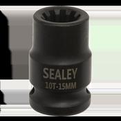 Brake Caliper Socket 1/2"Sq Drive 15mm 10-Point image