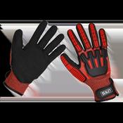 Cut &amp;amp; Impact Resistant Gloves, Large - Pair image