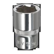 Fully Polished Socket 1/4"Sq Drive 12mm image