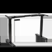 Dual Motor Ultra-Quiet Desk Frame with Digital Controls 100kg Capacity - Black image