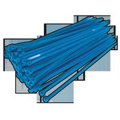 Cable Tie 200 x 4.4mm, Blue - Pack of 100