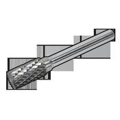 Cylindrical Front End Cut Tungsten Carbide Rotary Burr 10mm