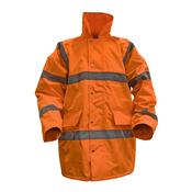 Hi-Vis Orange Jacket with Quilted Lining - XX-Large image