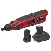 SV12 Series Cordless Multipurpose Rotary Tool &amp;amp; Engraver Kit 49pc 12V 2Ah - 2 Batteries