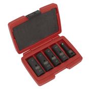 Double Ended Impact Socket Set 1/2"Sq Drive 5pc image