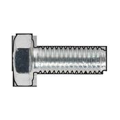 8.8 Zinc Plated HT Setscrew M6 x 16mm, DIN 933 - Pack of 50 image