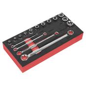 TRX-Star* TRX-Star* Socket &amp;amp; Spanner Set 3/8"Sq Drive 16pc image
