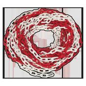 Plastic Chain 25m x 6mm - Red/White image