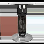 Bistro Table with 1200W Heater, 65cm, Black/Stainless Steel image