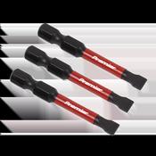 Slotted Impact Power Tool Bits 5.5 x 50mm 3pc image