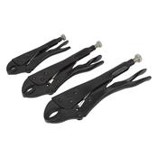 Locking Pliers Set 3pc image