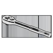 Siegen Pear-Head Ratchet Wrench with Flip Reverse 3/8"Sq Drive image