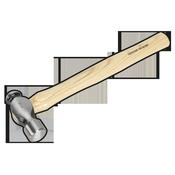 Ball Pein Hammer with Hickory Shaft 1.5lb image
