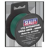 17A Thick Wall Automotive Cable 4m - Green