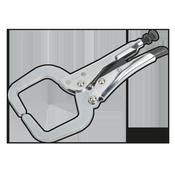 Locking C-Clamp 165mm 0-45mm Capacity image