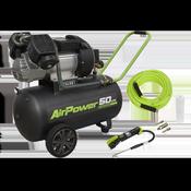 50L V-Twin Direct Drive Air Compressor 3hp with Air Accessory Kit image