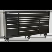 Heavy-Duty Extra-Wide Rollcab 15 Drawer 1845mm - Black image