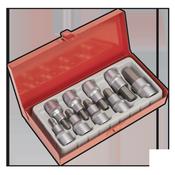 Hex Socket Bit Set 1/2"Sq Drive 9pc image