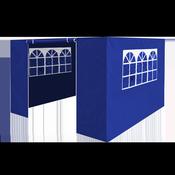 Premium Gazebo/Marquee Side Walls/Doors/Windows, Fits 3 x 3m Models - Blue