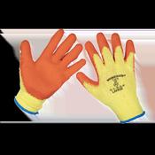 Super Grip Knitted Gloves with Latex Palm, Large - Pack of 6 Pairs image