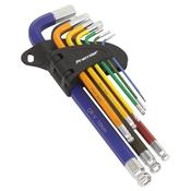 Long Ball-End Hex Key Set 9pc image