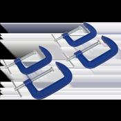 G-Clamp Set 75mm &amp;amp; 100mm 4pc image