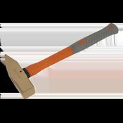 Non-Sparking Cross Pein Engineer's Hammer 2.2lb image